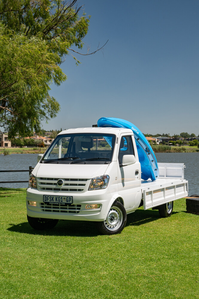 DFSK Pietermaritzburg DFSK Mini Truck near a lake with Kayak