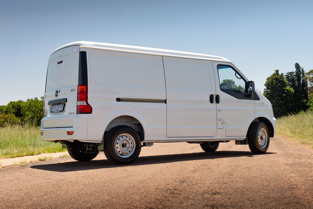 DFSK Pietermaritzburg DFSK Panel Van C35 on a tar road