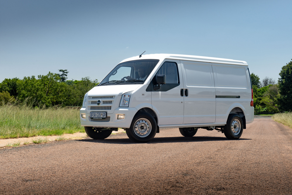 DFSK Pietermaritzburg DFSK Panel van C35 outside an urban area